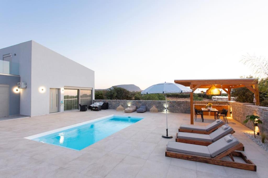 Divine Olivia 2 Bedroom Villa Anissaras Exterior foto